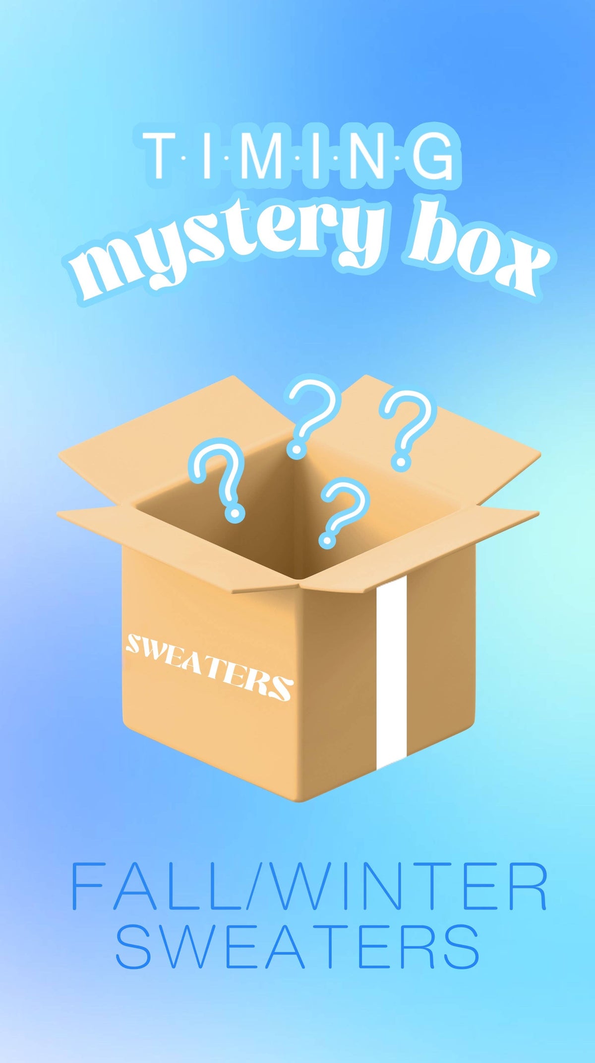 Mystery Sweater Fall Box: Multi / OS