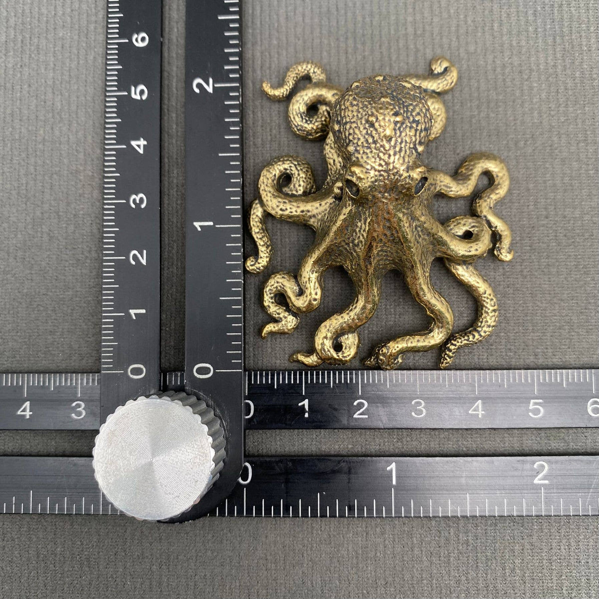 Octopus Brass Crafts Decoration Desktop Ornaments
