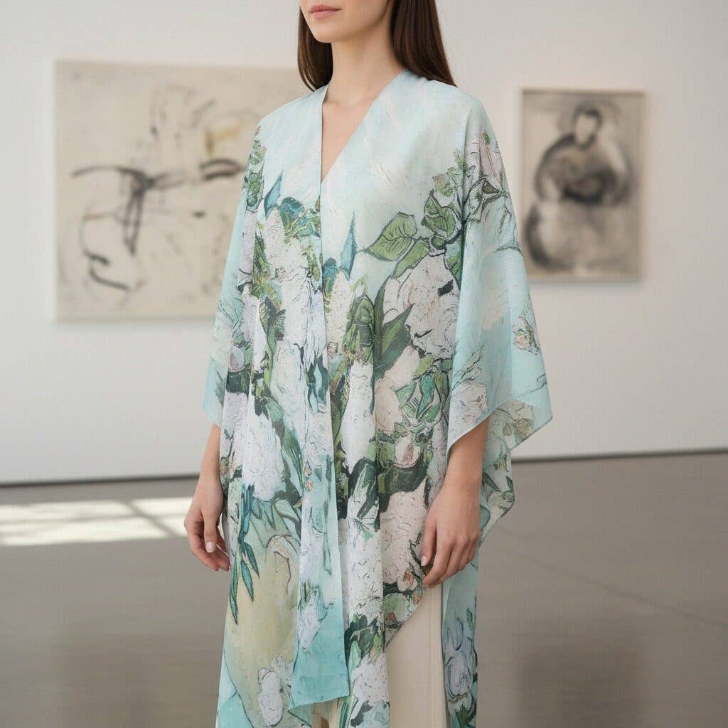 JC091755 Roses by Vincent van Gogh Kimono