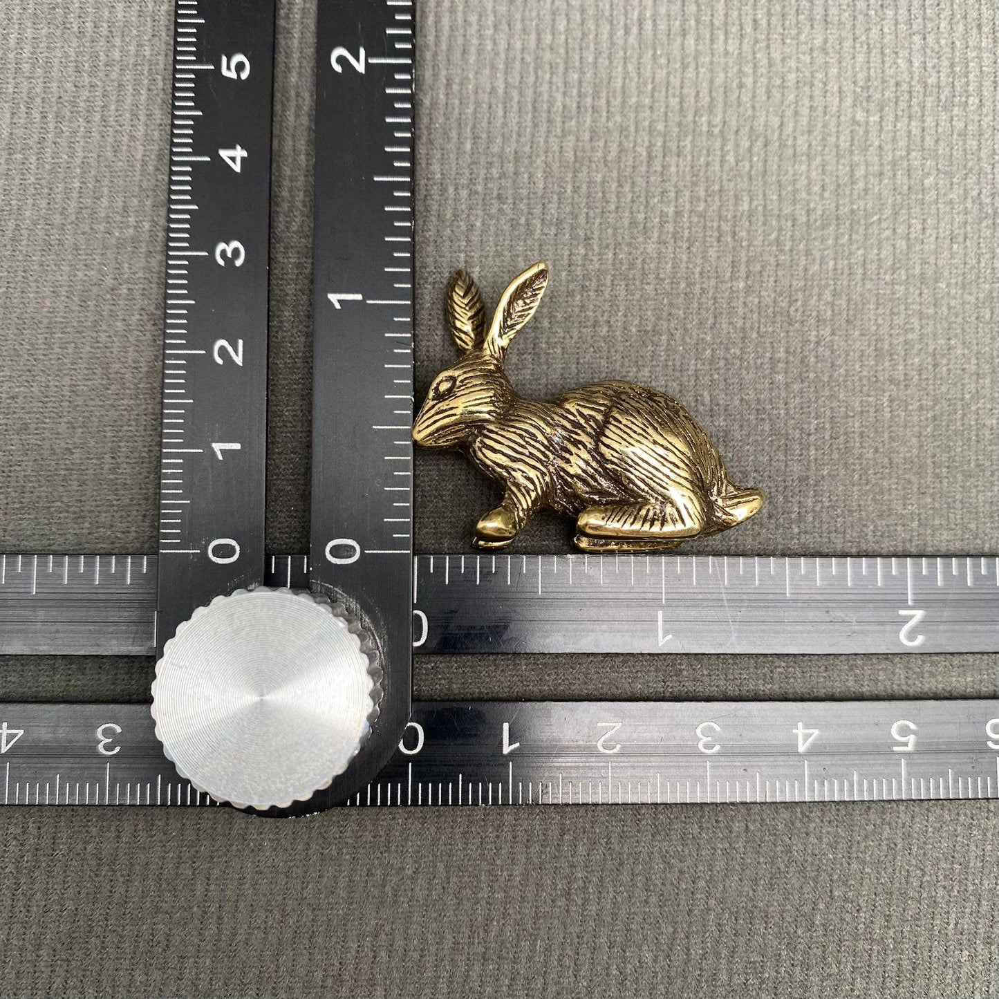 Brass Rabbit Crafts Decoration Desktop Ornaments