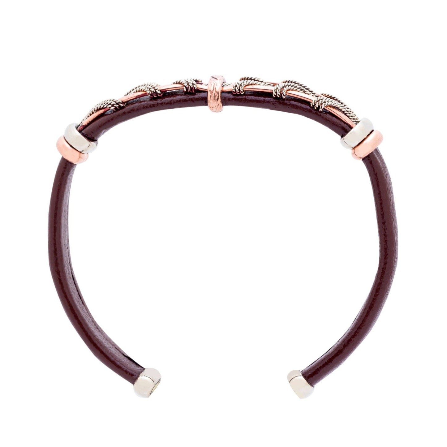 BR.ULB.0303 - Unique Leather Bracelet, Brown