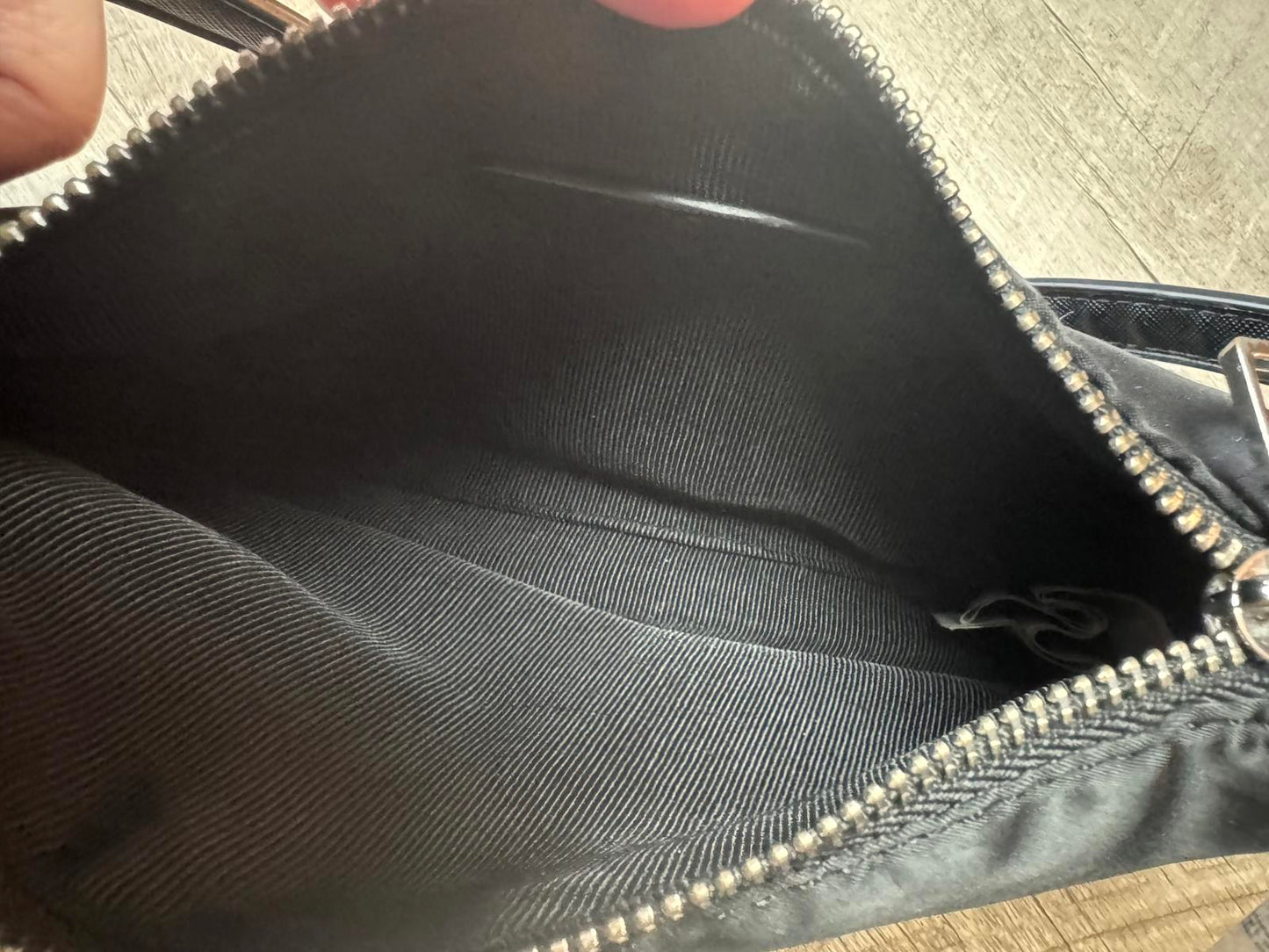 Zara Black Satin-y Shoulder Bag