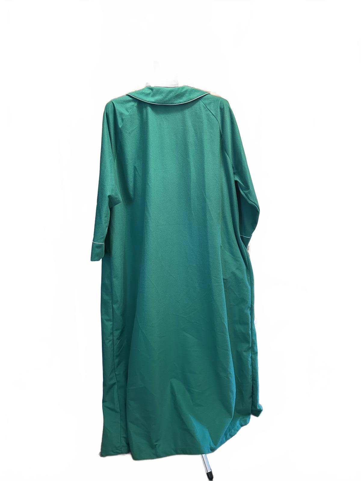 Carole Vintage Women’s Green Long Housecoat Nightgown