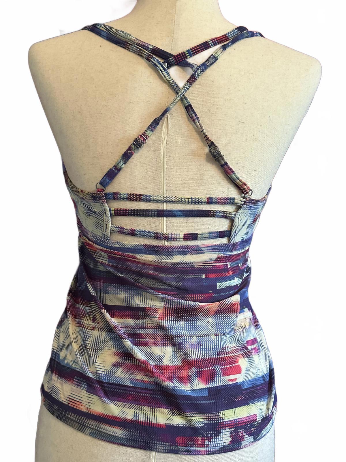 Athleta Women's Strappy Multi-Color Tank Top