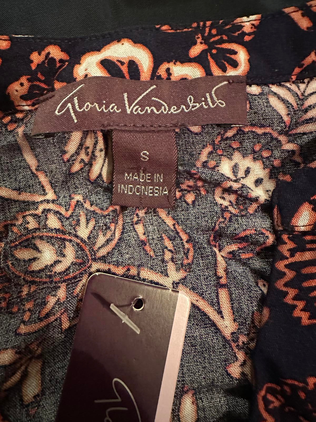 Gloria Vanderbilt Women’s Floral Print Tunic Top V-Neck
