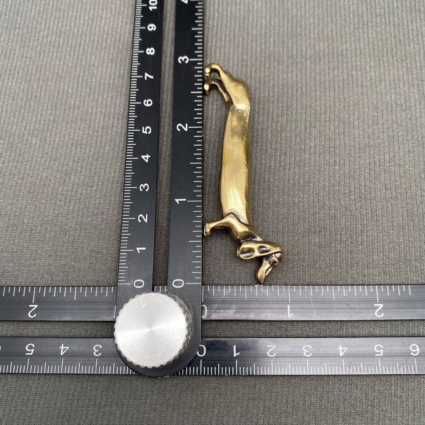 Brass Dachshund Dog Crafts Decoration Desktop Ornaments