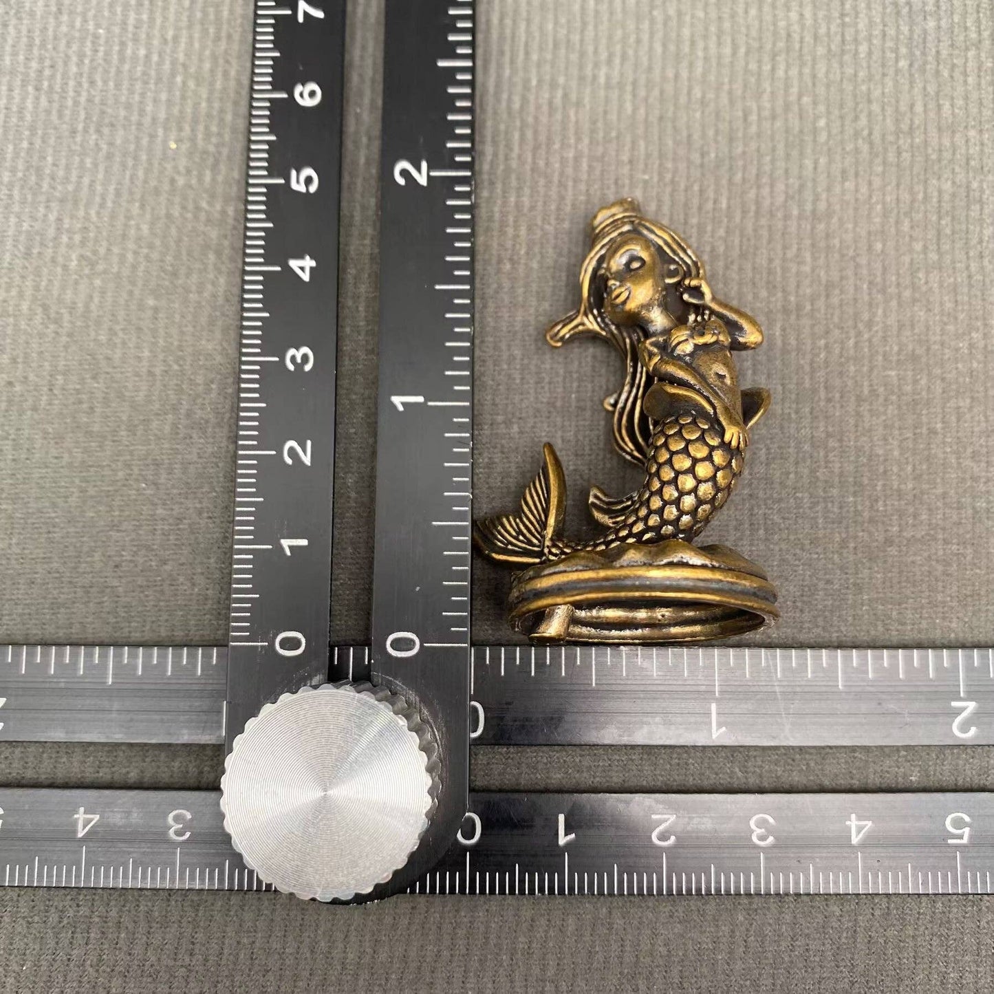 Brass Mermaid Crafts Decoration Desktop Ornaments