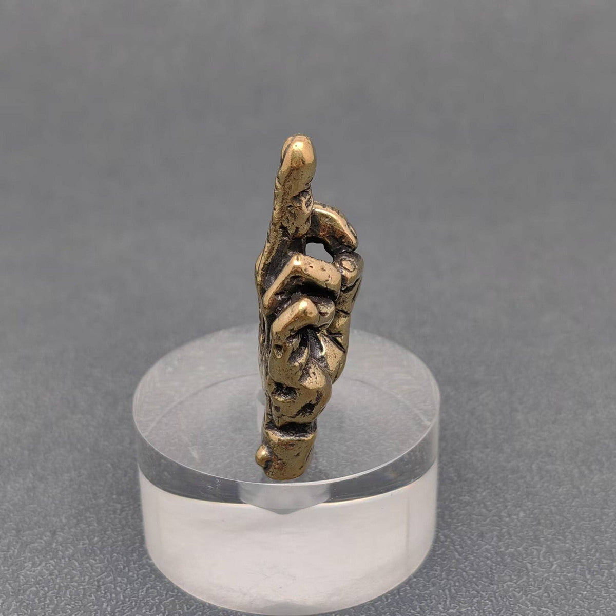 Brass Middle Finger Desktop Ornaments Decoration