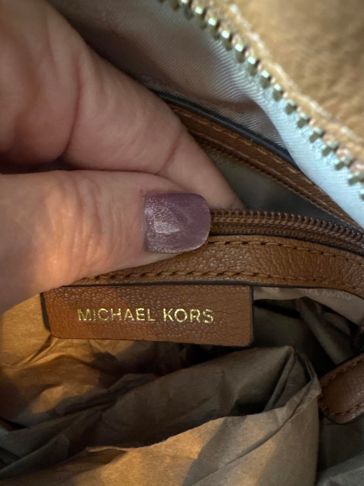 Michael Kors Brown Leather Satchel Handbag