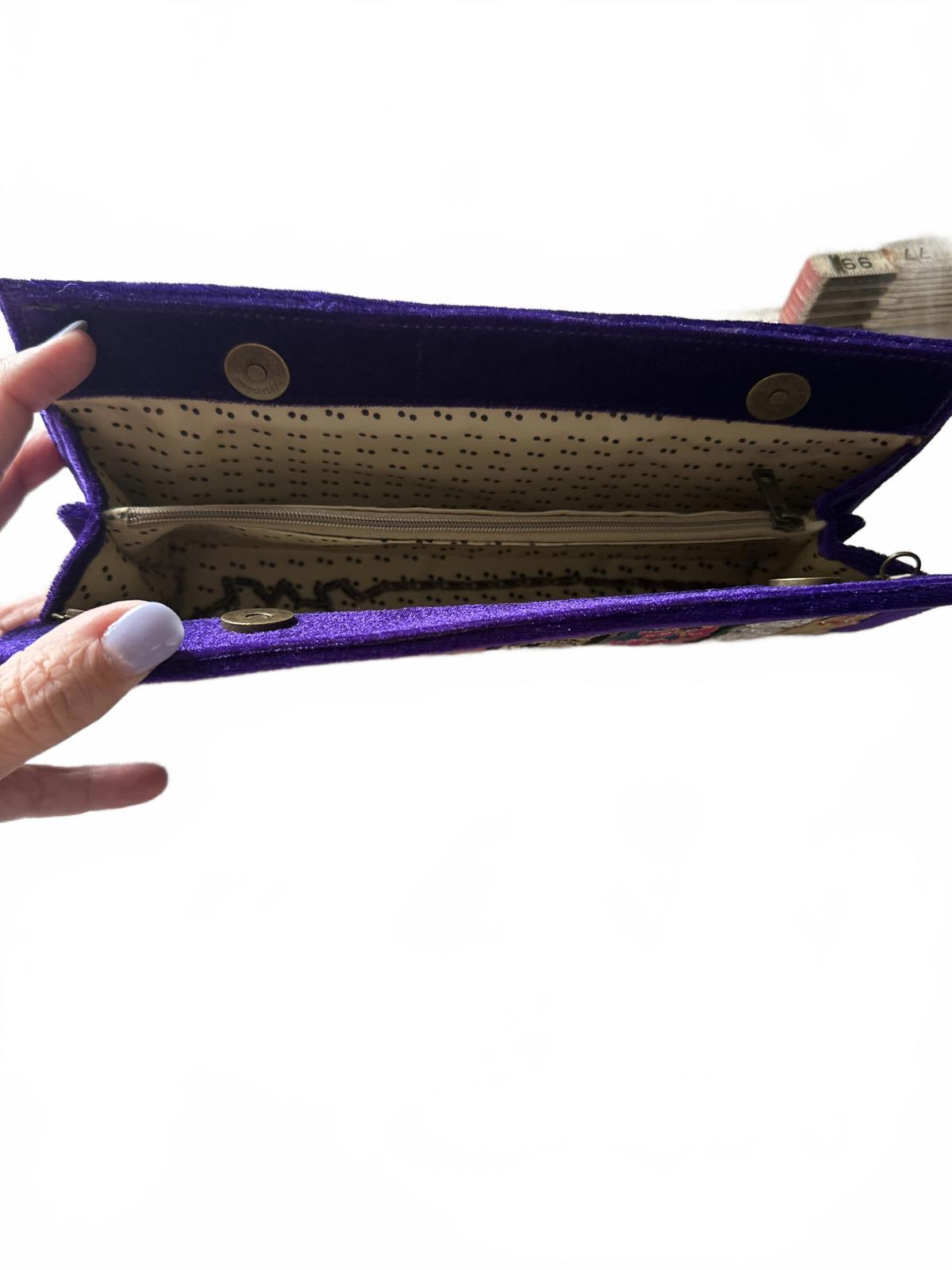 Handmade Indian Embroidered Boho Clutch Purse