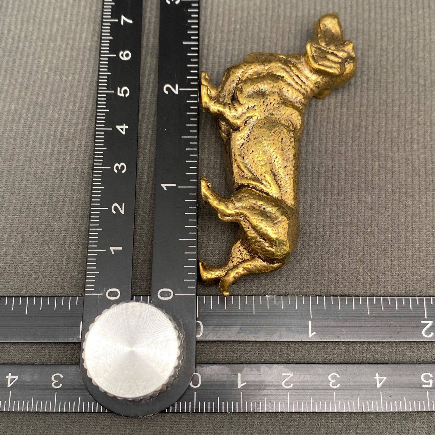 Brass Dachshund Dog Crafts Decoration Desktop Ornaments