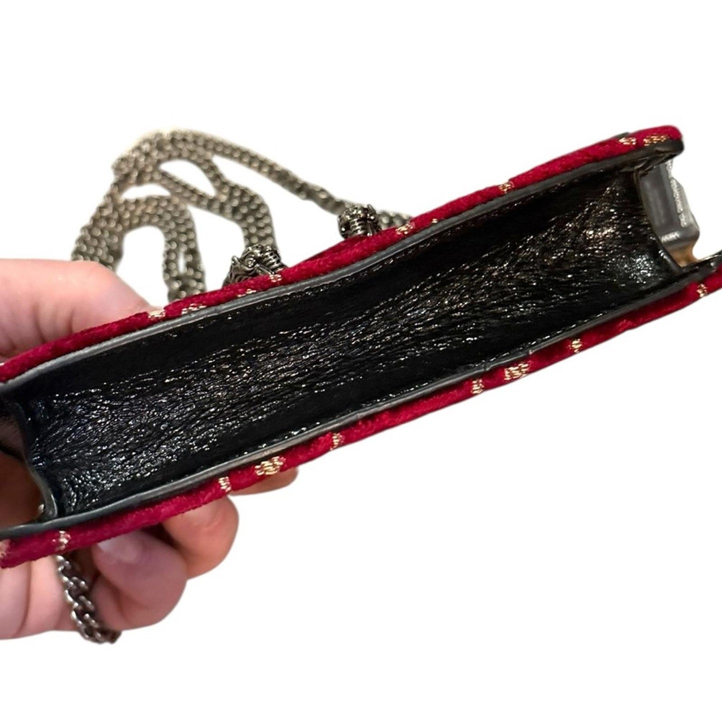 Gucci Dionysus Super Mini Velvet Crossbody Bag