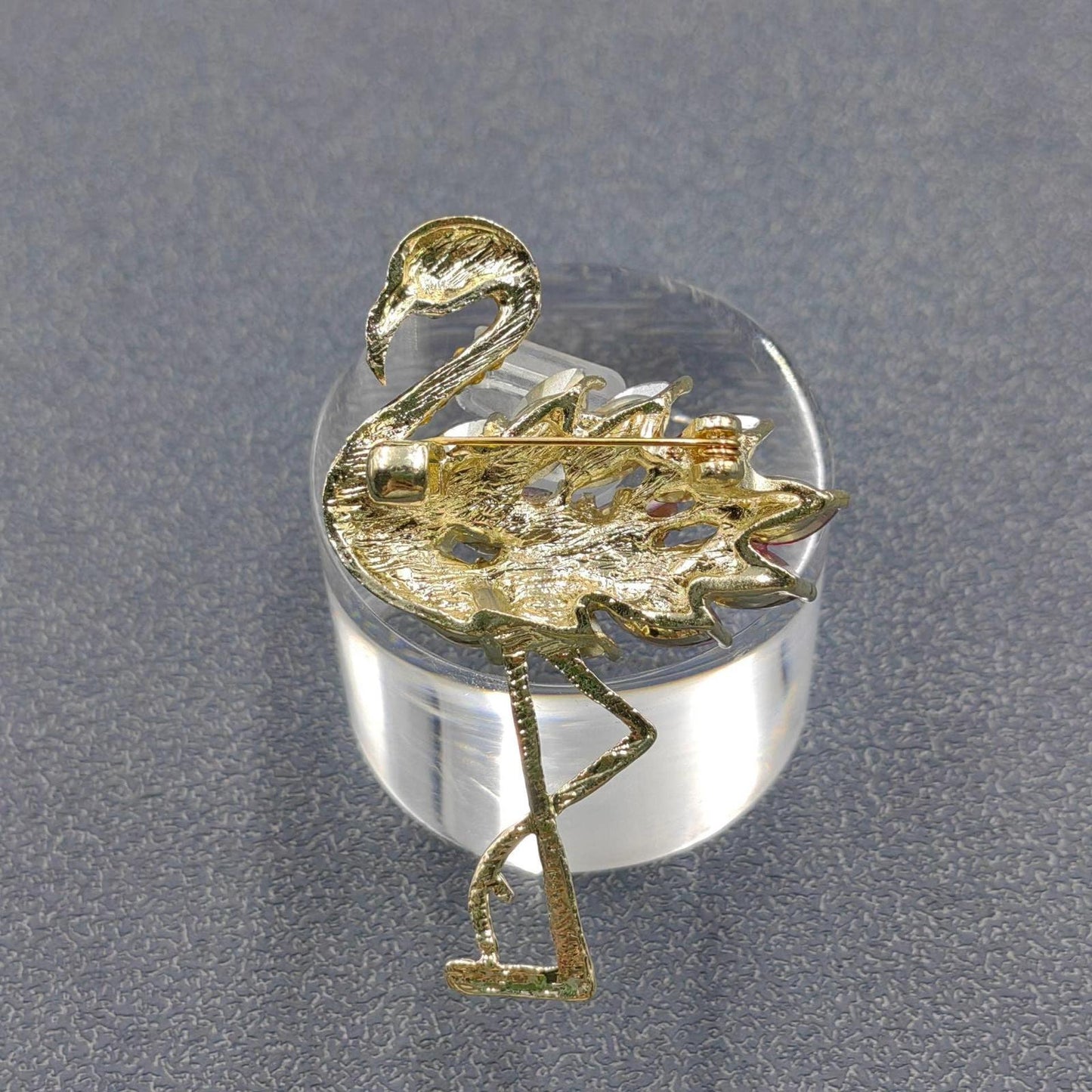 Flamingo Rhinestone Brooch Pin #2