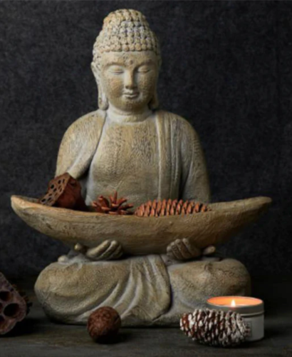 Buddha with Alms Tray: Large