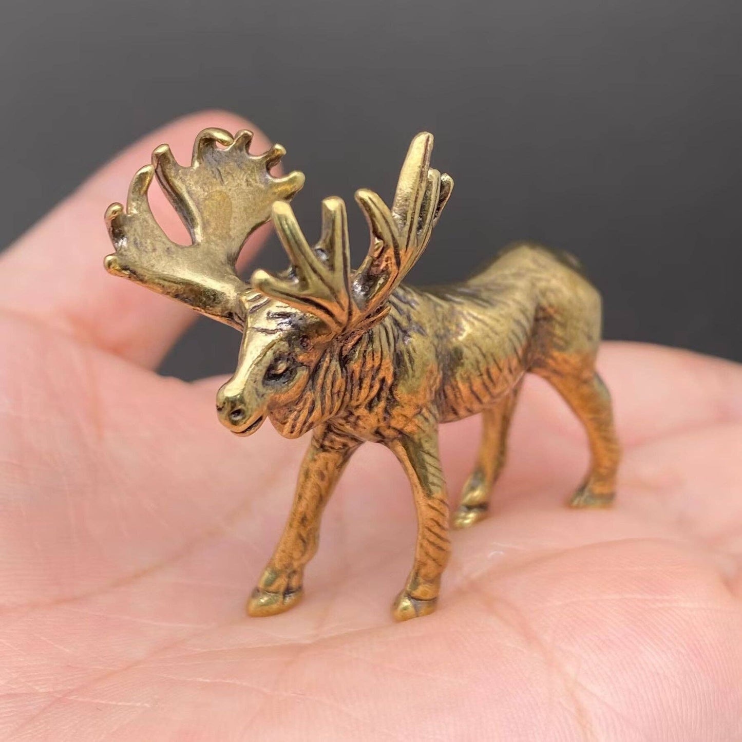 Brass Elk Crafts Decoration Desktop Ornaments