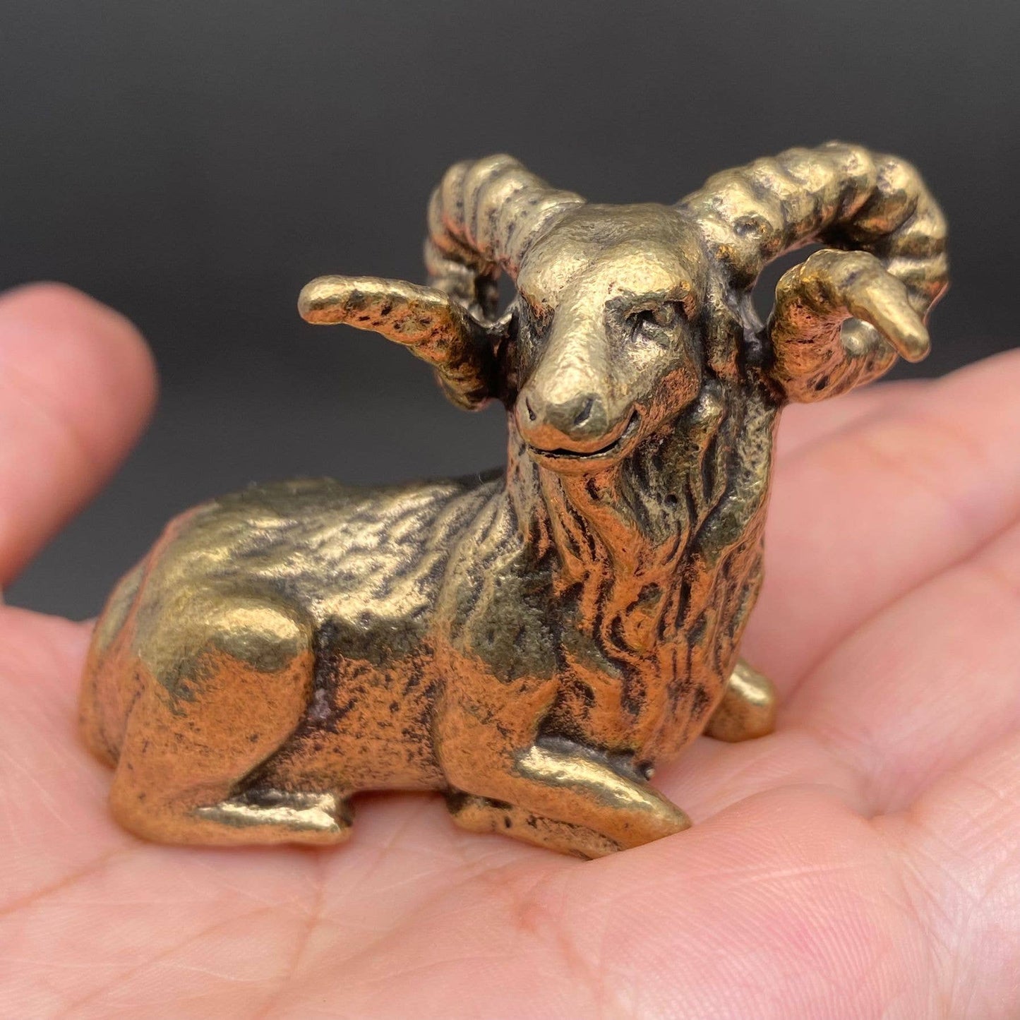 Brass Goat Crafts Decoration Desktop Ornaments