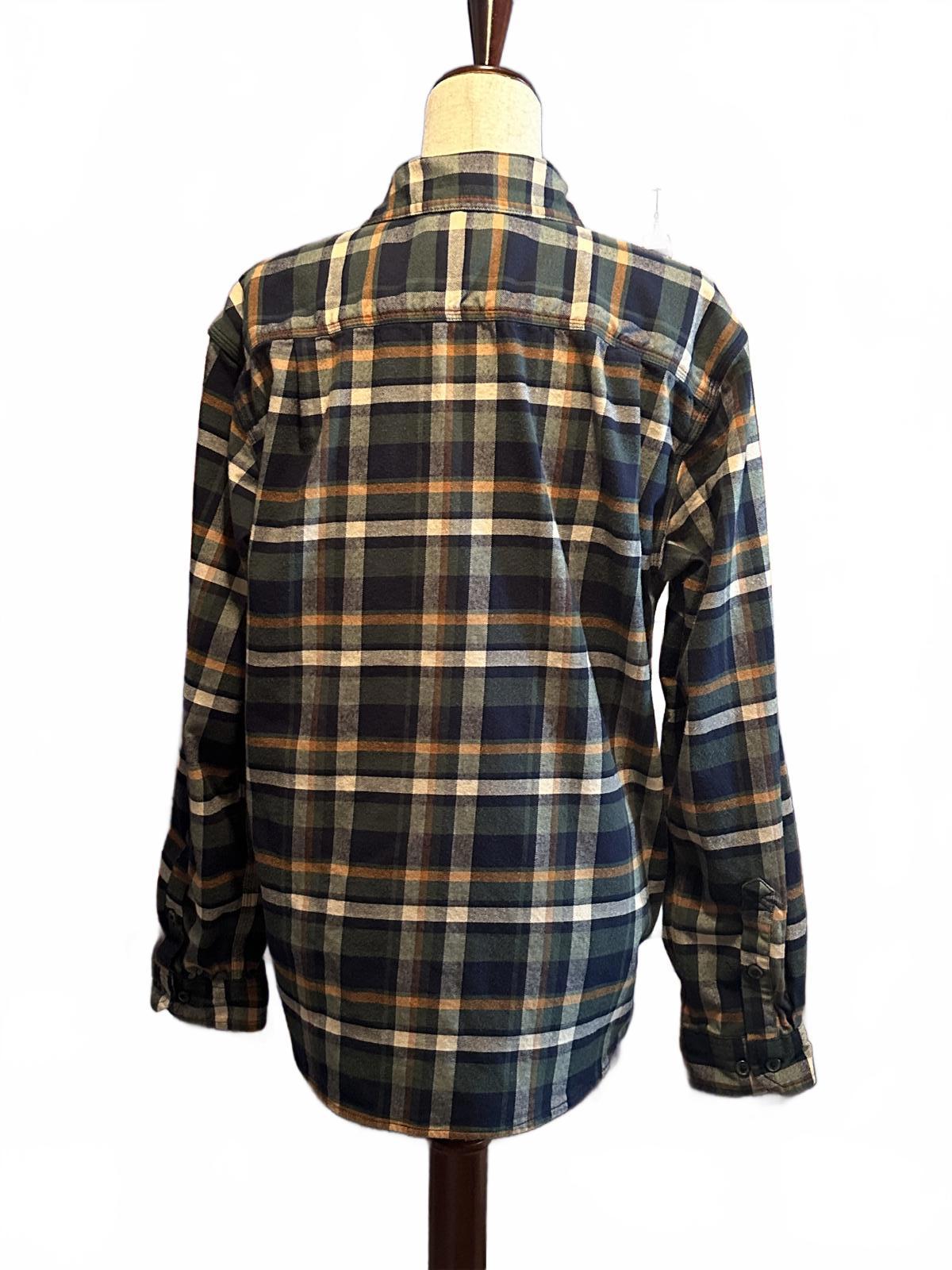Carhartt Men's Long Sleeve Plaid Flannel Shirt Size Medium