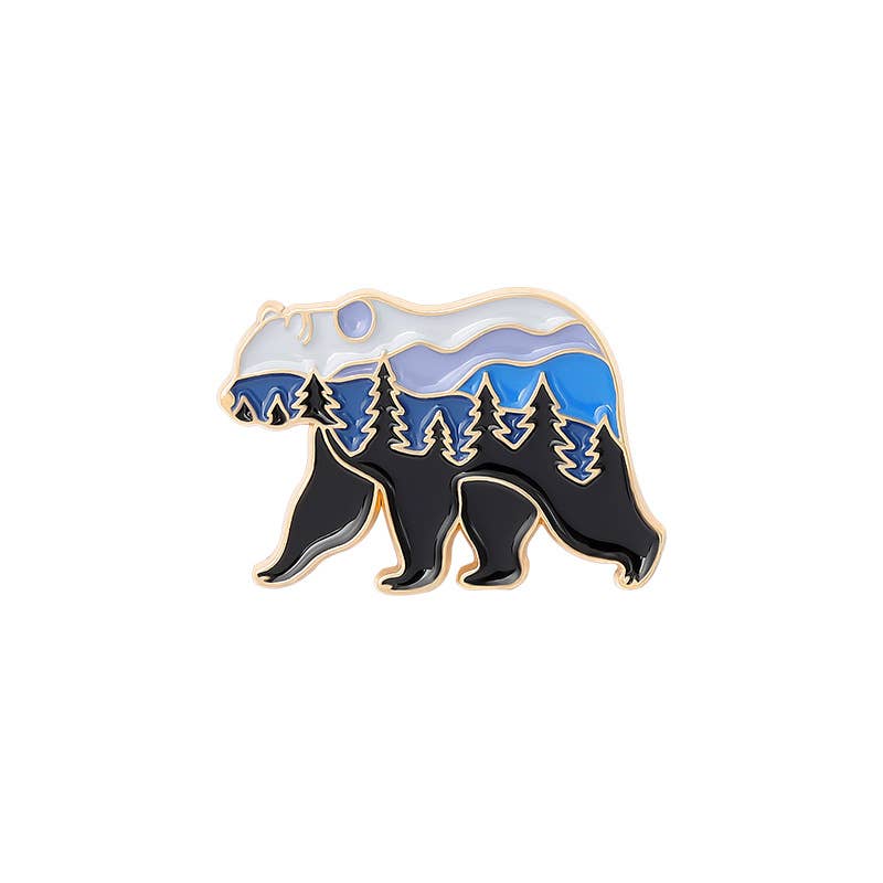Creative Cartoon Personality Animal Series Brooches: Cat / M