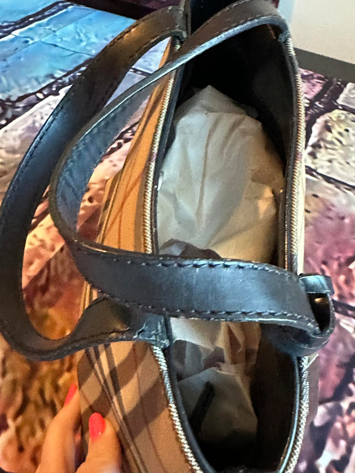 Burberry Classic Check Mini Tote Bag