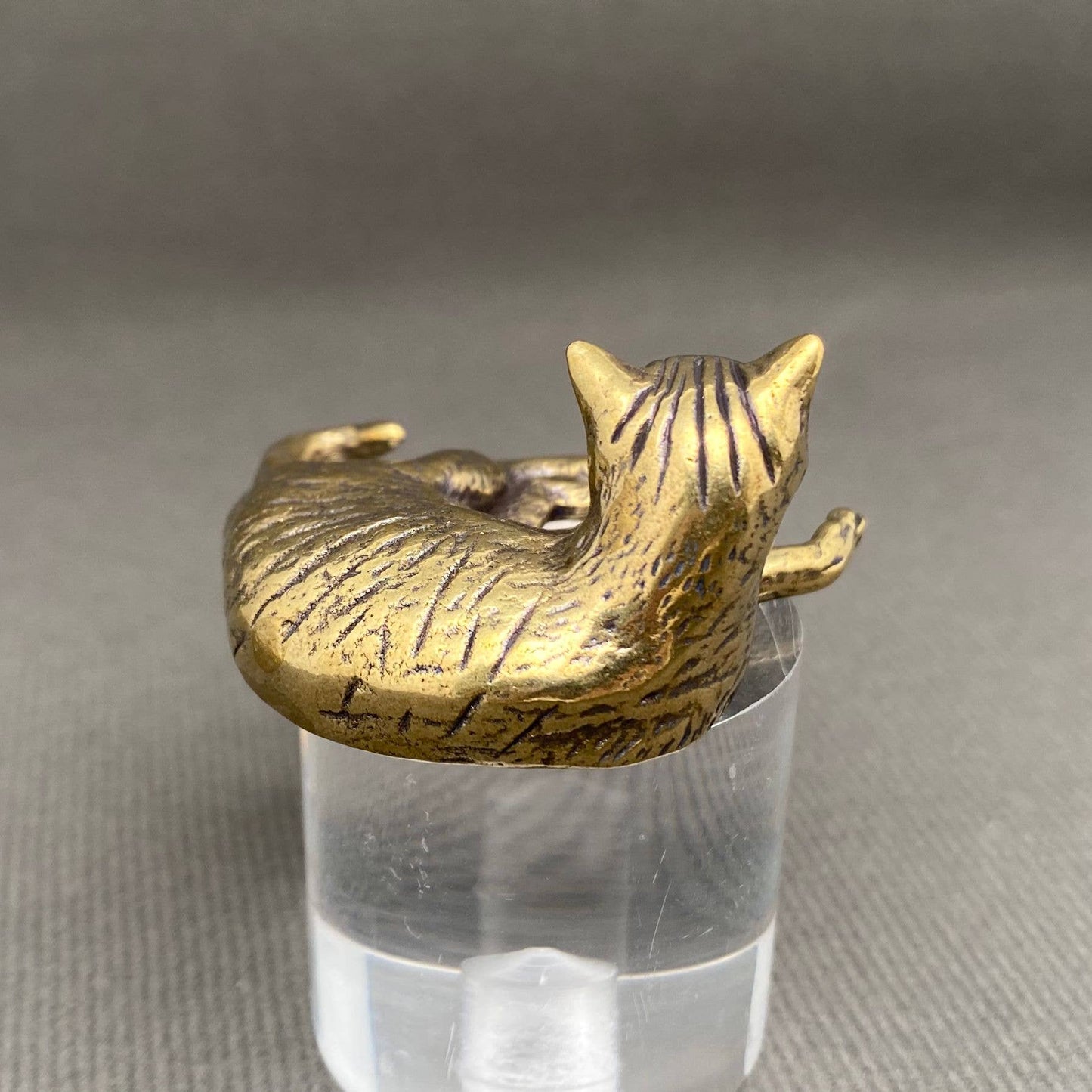 Brass Lazy Cat Crafts Decoration Desktop Ornaments
