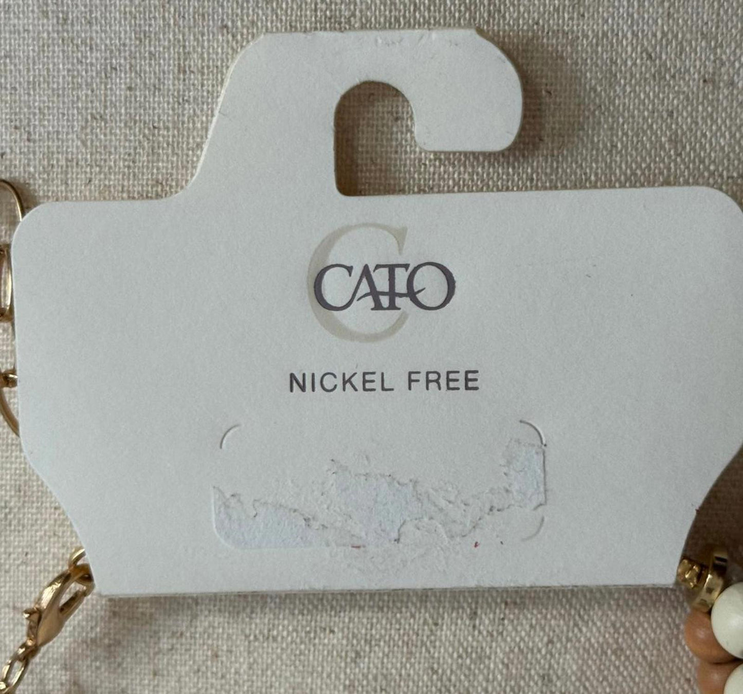 Cato Multi-Strand Beaded Necklace in Neutral Tones