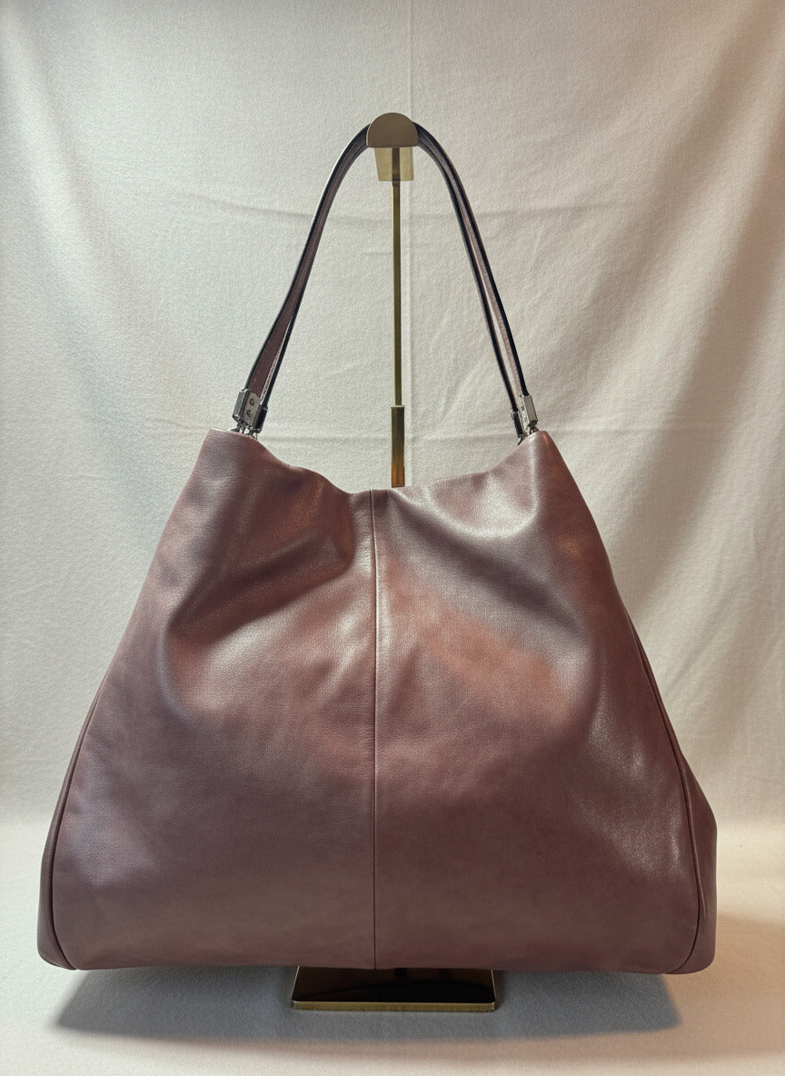 Coach Madison Phoebe Rose Gold Metallic Leather NWT Tote
