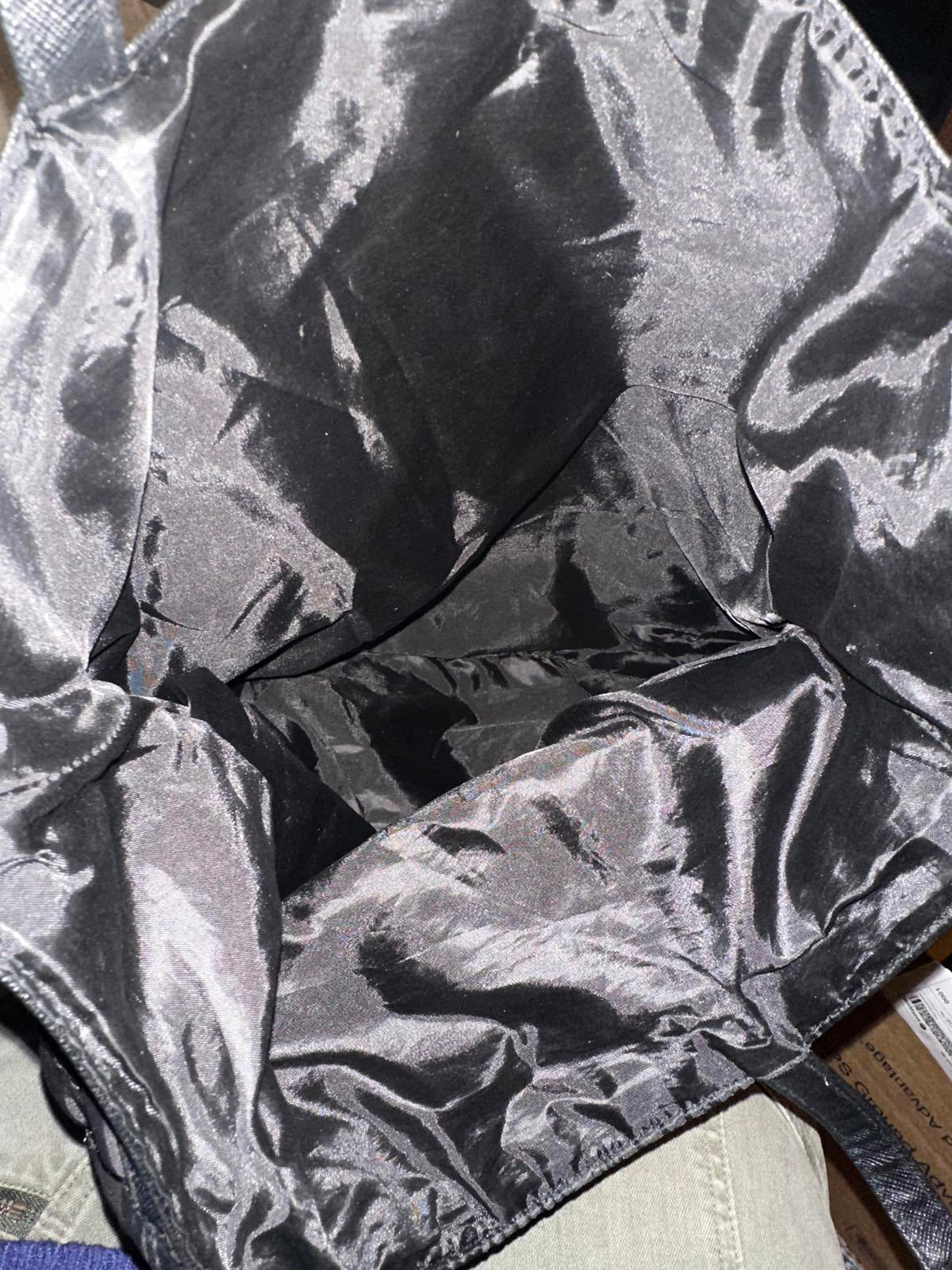 Victoria's Secret Quilted Black Tote Handbag