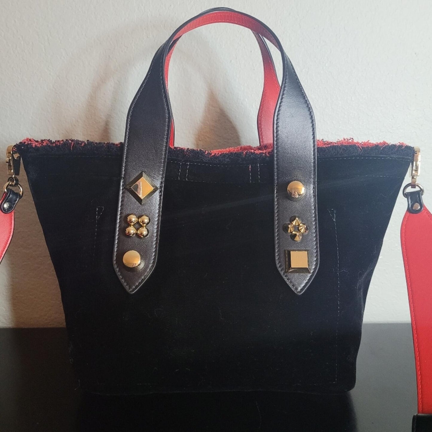 Christian Louboutin Frangibus Small Starlight Strass Tote