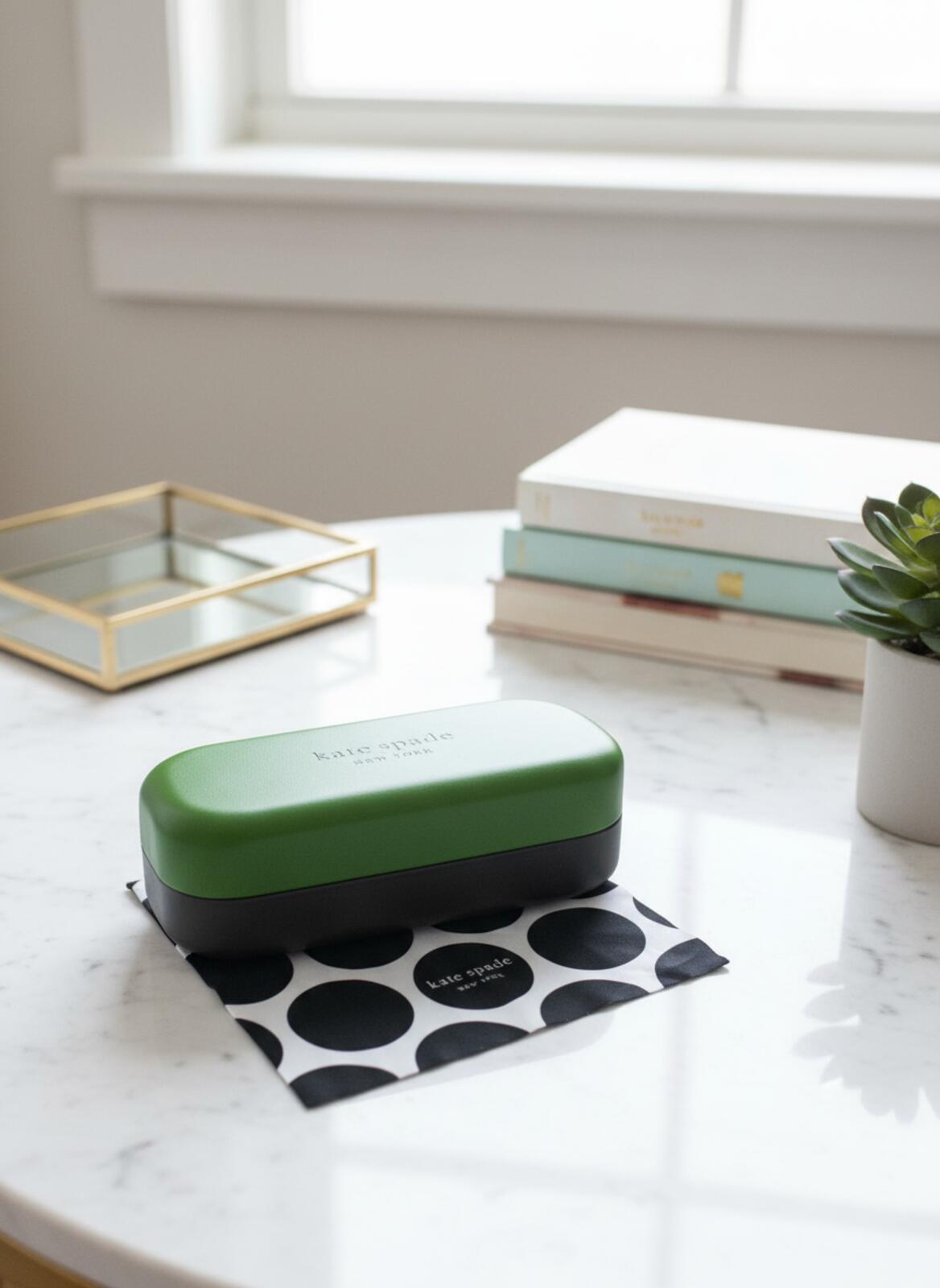 Kate Spade New York Eyeglasses Case & Cloth
