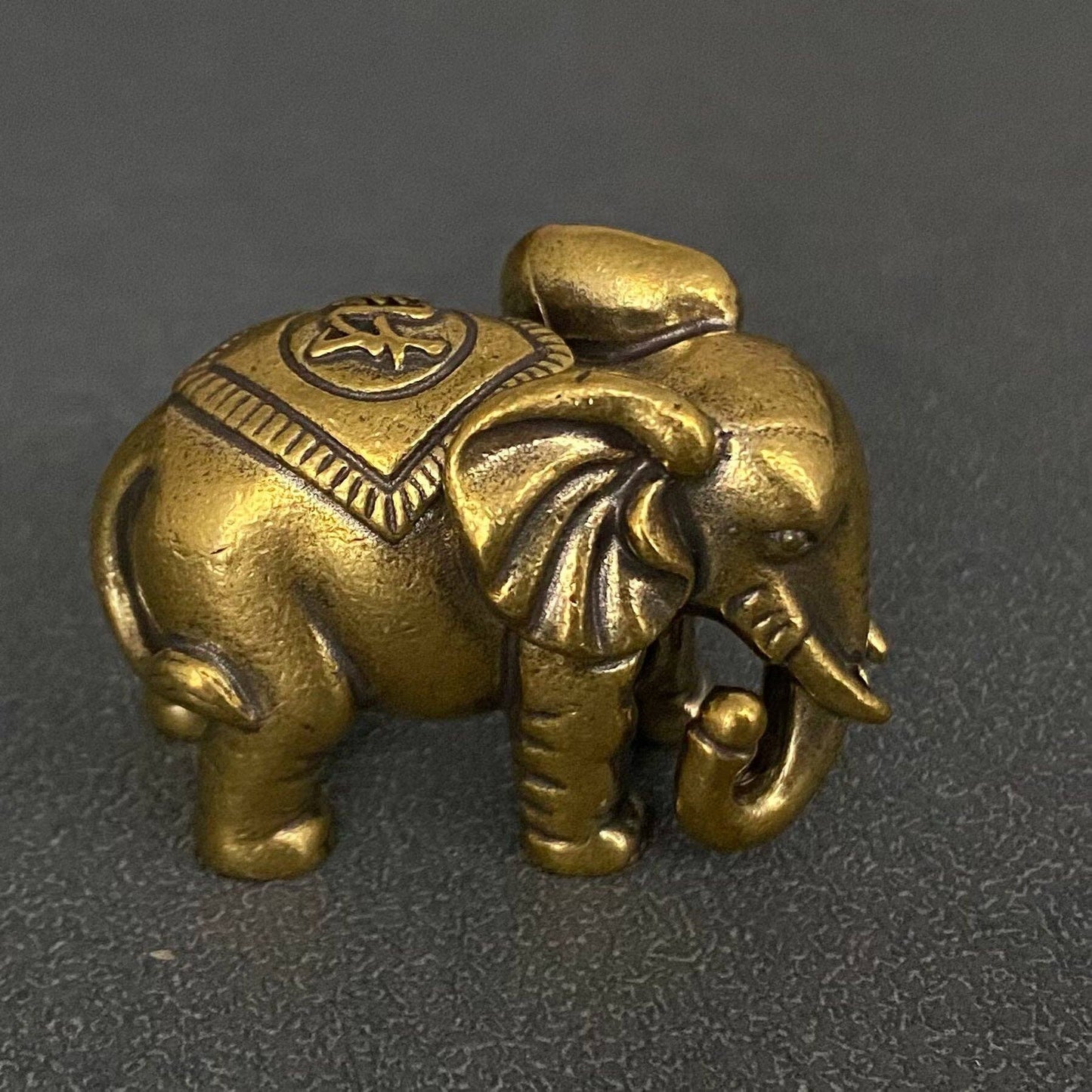 Brass Elephant Crafts Desktop Ornaments Decoration: 福
