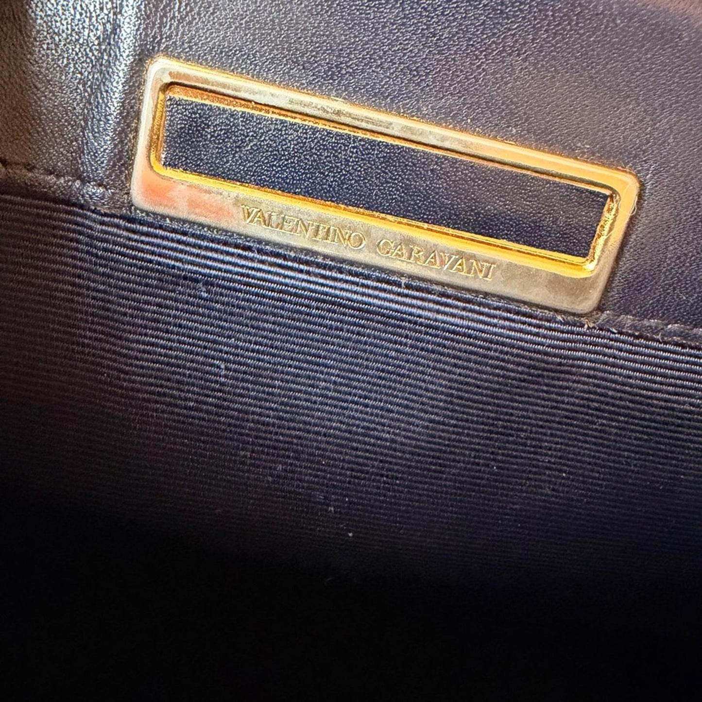 Valentino Garavani Vintage Indigo leather bucket bag