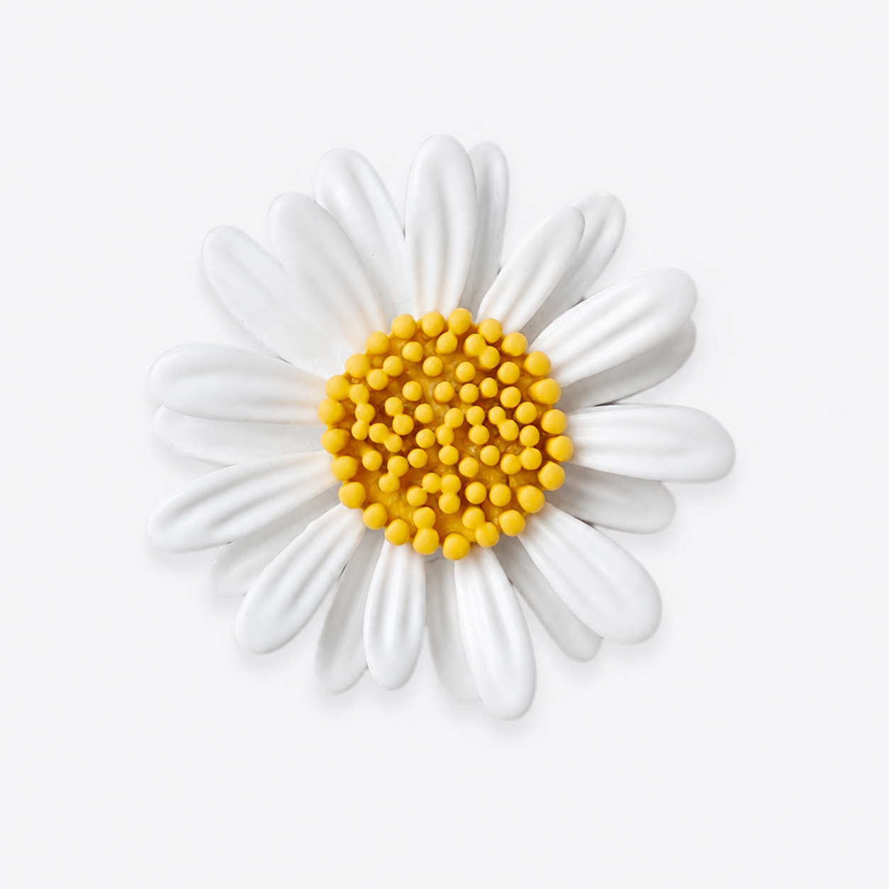 Colorful Enamel Daisy Flower Brooch Pin: A1