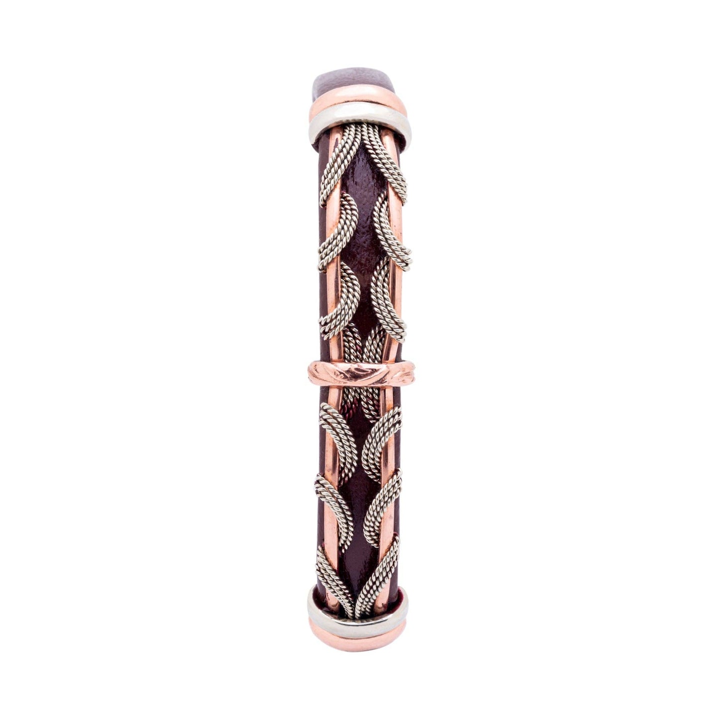 BR.ULB.0303 - Unique Leather Bracelet, Brown