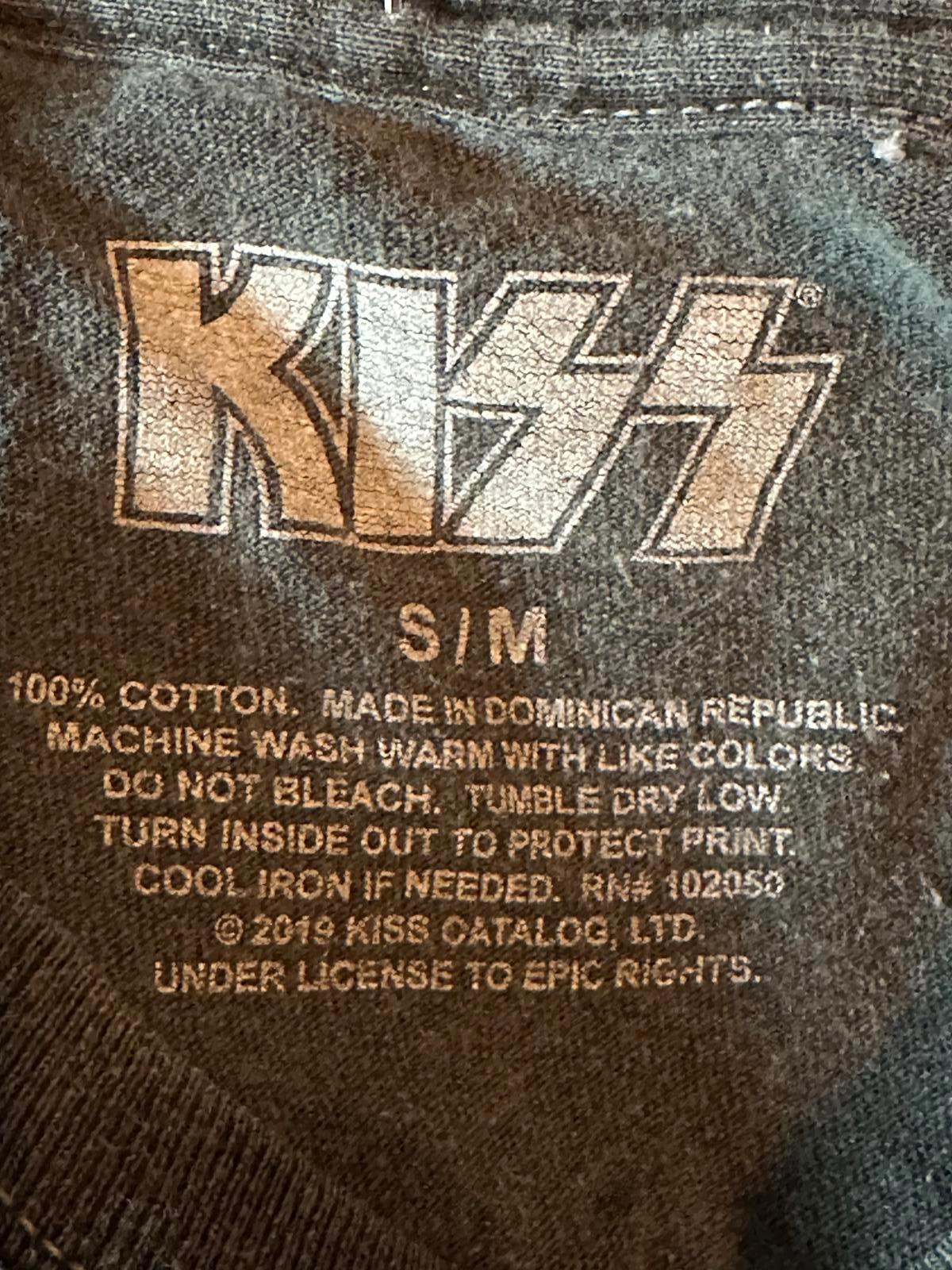 KISS End of the Road World Tour Graphic T-Shirt Size S/M