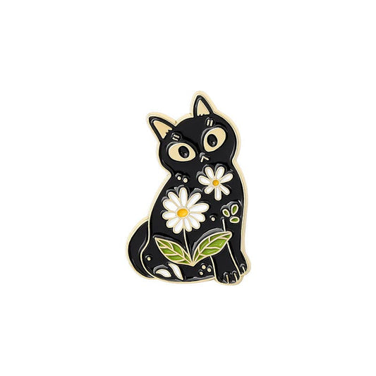 Creative Cartoon Personality Animal Series Brooches: Cat / M