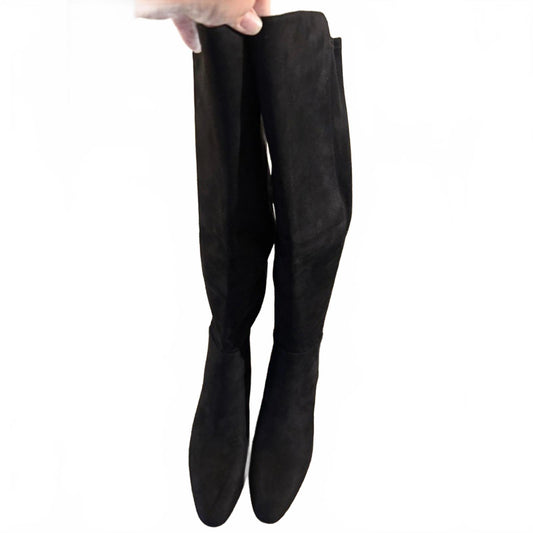 Michael Kors Black Suede Knee Boots Brand NEW Size 9.5