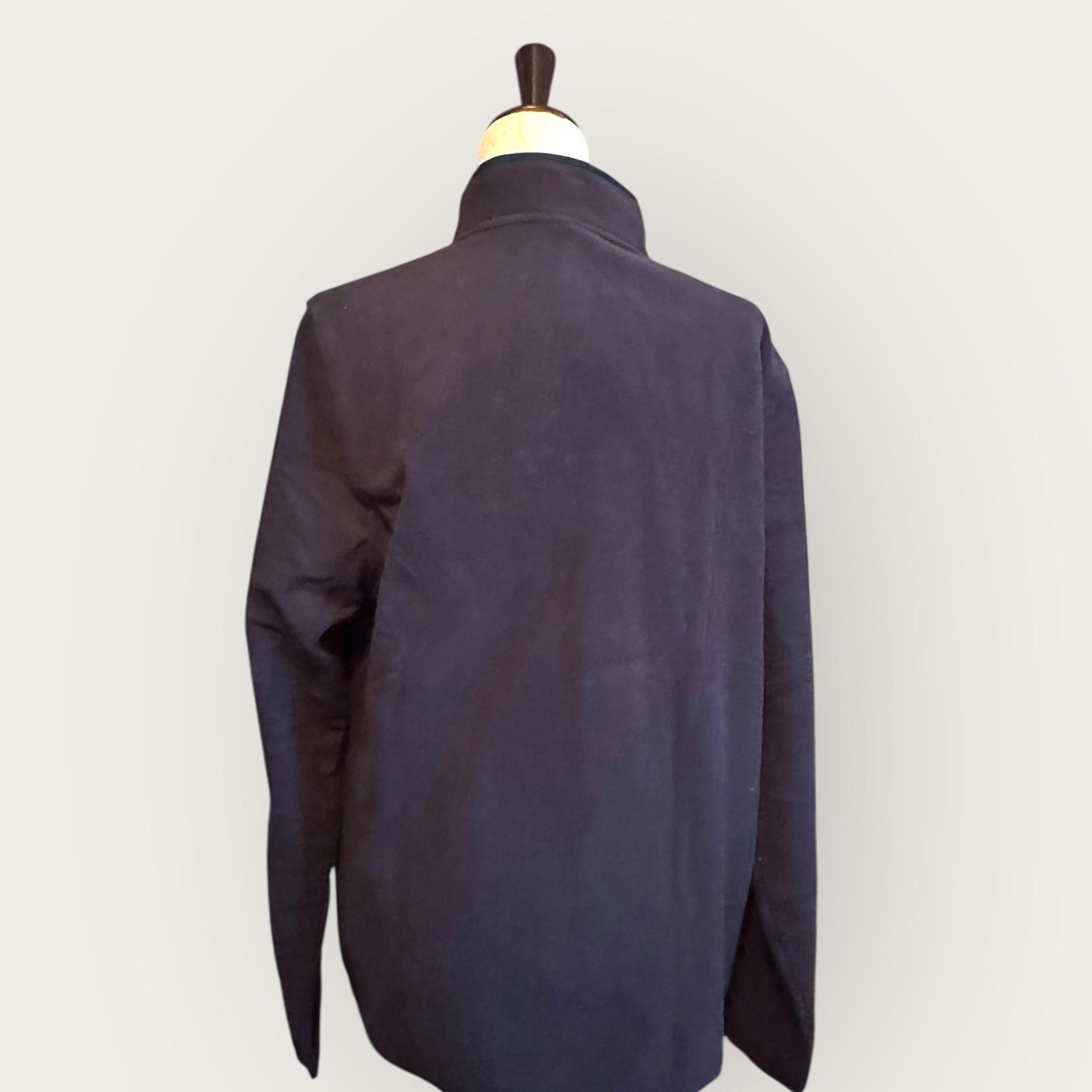 32 Degree Heat Men's Navy Blue Fleece Pullover Jacket