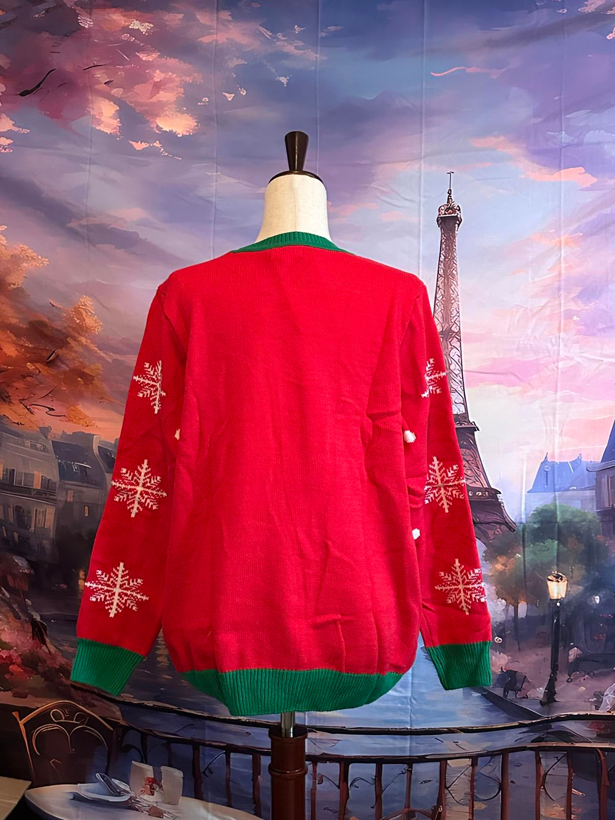 to be jolly Red and Green Naughty/Nice Christmas Sweater