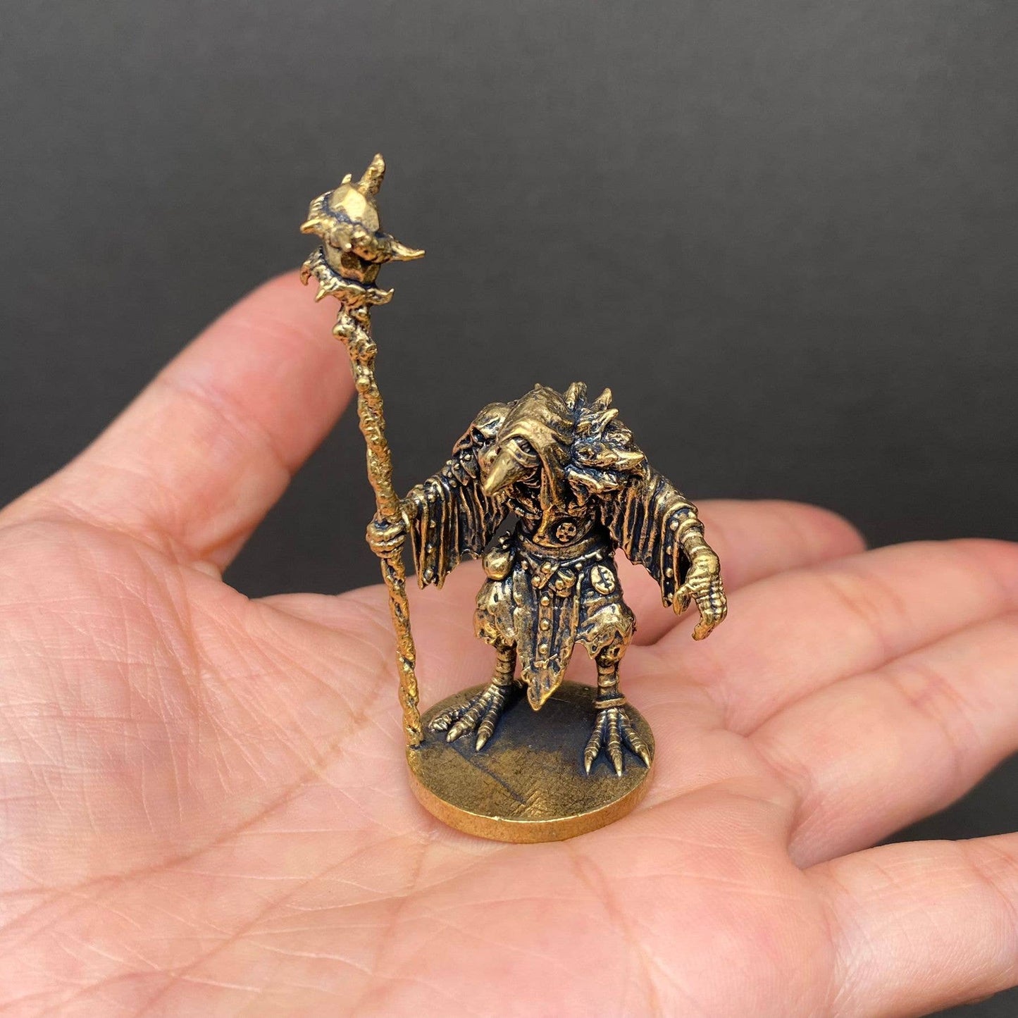 Brass Birdman Wizard Crafts Decoration Desktop Ornaments