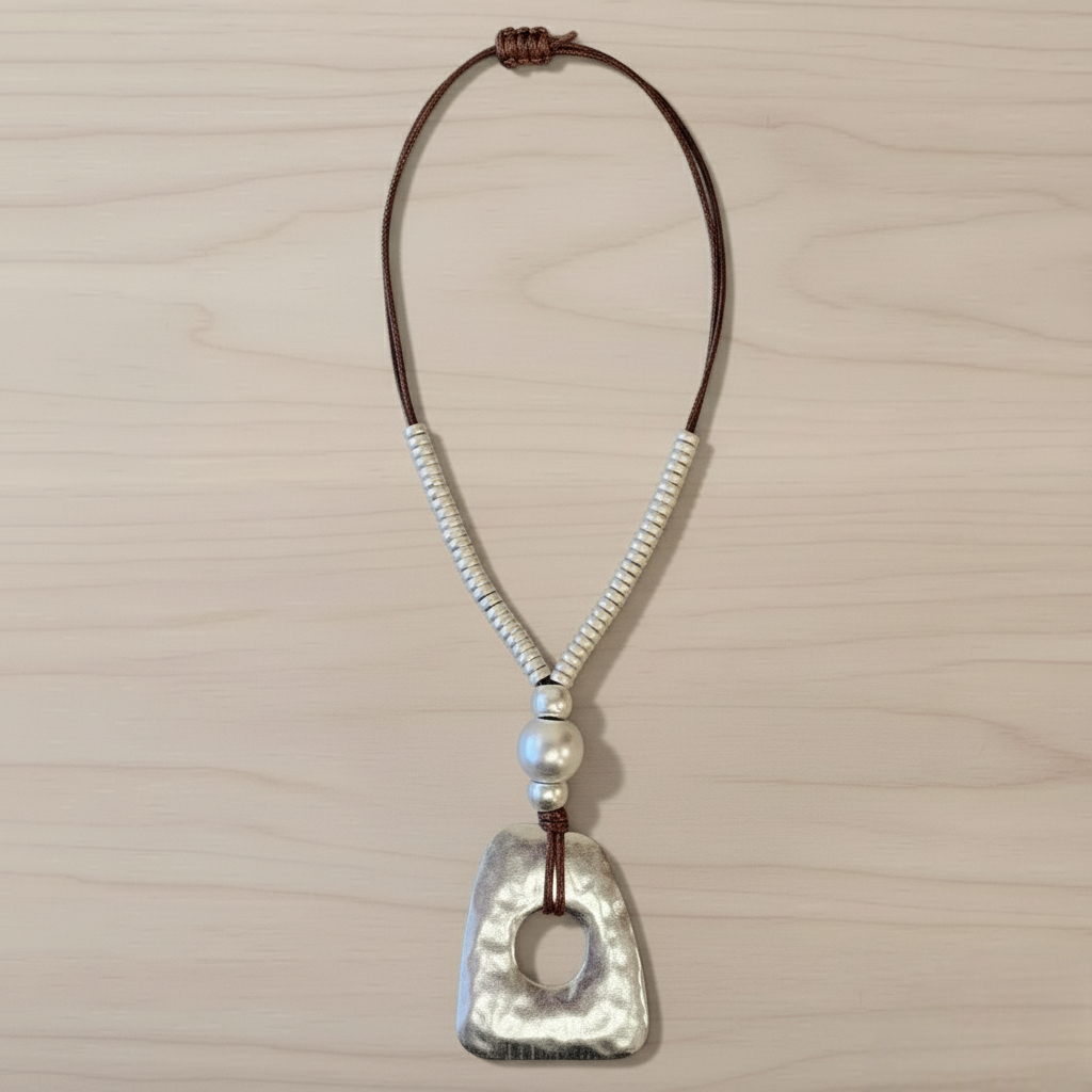 Chunky Boho Western Pendant Necklace | Coastal Cowgirl