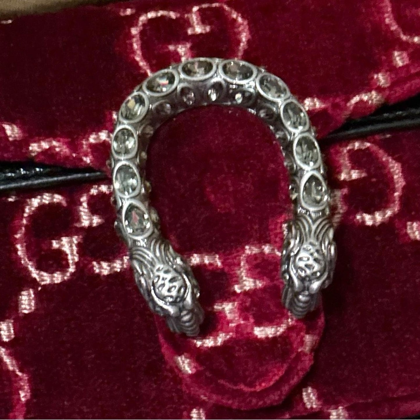 Gucci Dionysus Super Mini Velvet Crossbody Bag