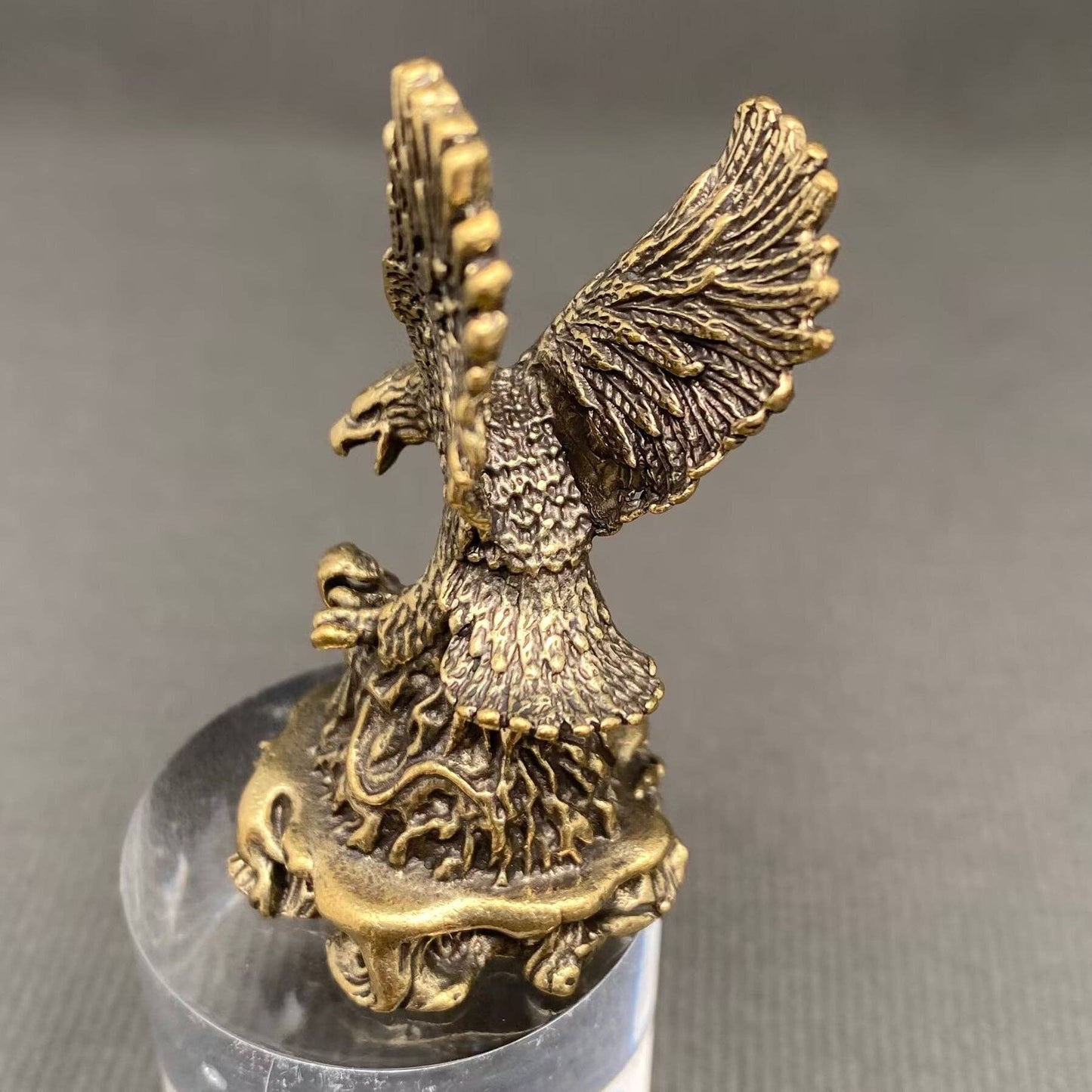 Brass Eagle Spreading Its Wings Crafts Desktop Ornaments