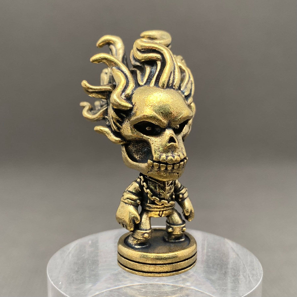 Skull Rider Brass Crafts Decoration Desktop Ornaments