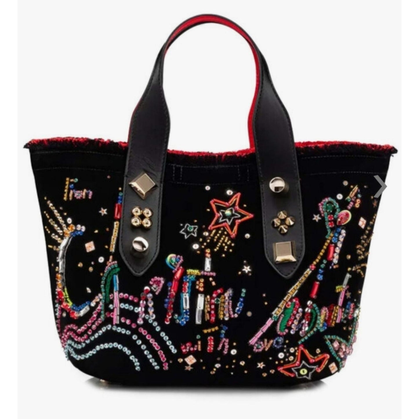 Christian Louboutin Frangibus Small Starlight Strass Tote