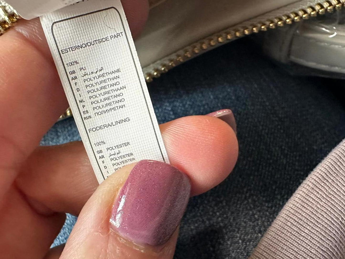 Mario Valentino Sacca Grigio Spa Ribbed Shoulder Bag