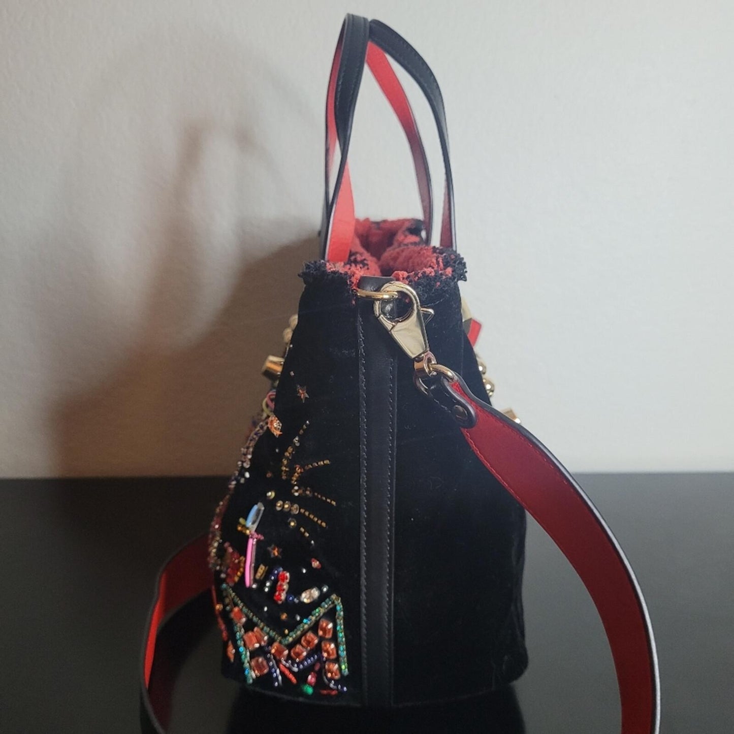 Christian Louboutin Frangibus Small Starlight Strass Tote