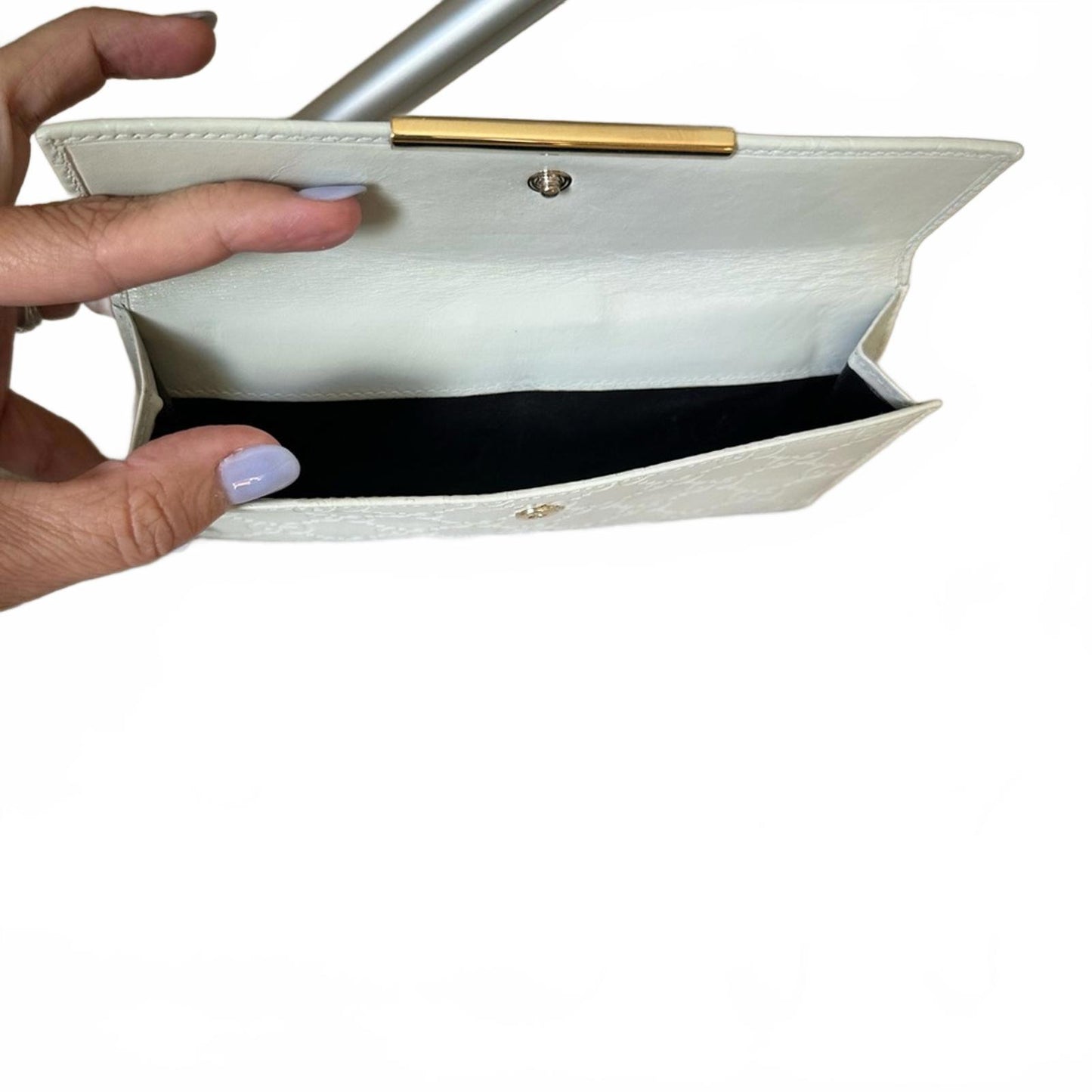 Gucci Cream Embossed Leather Wallet Women’s Designer