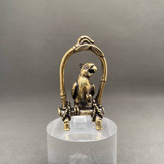 Brass Parrot Crafts Decoration Desktop Ornaments