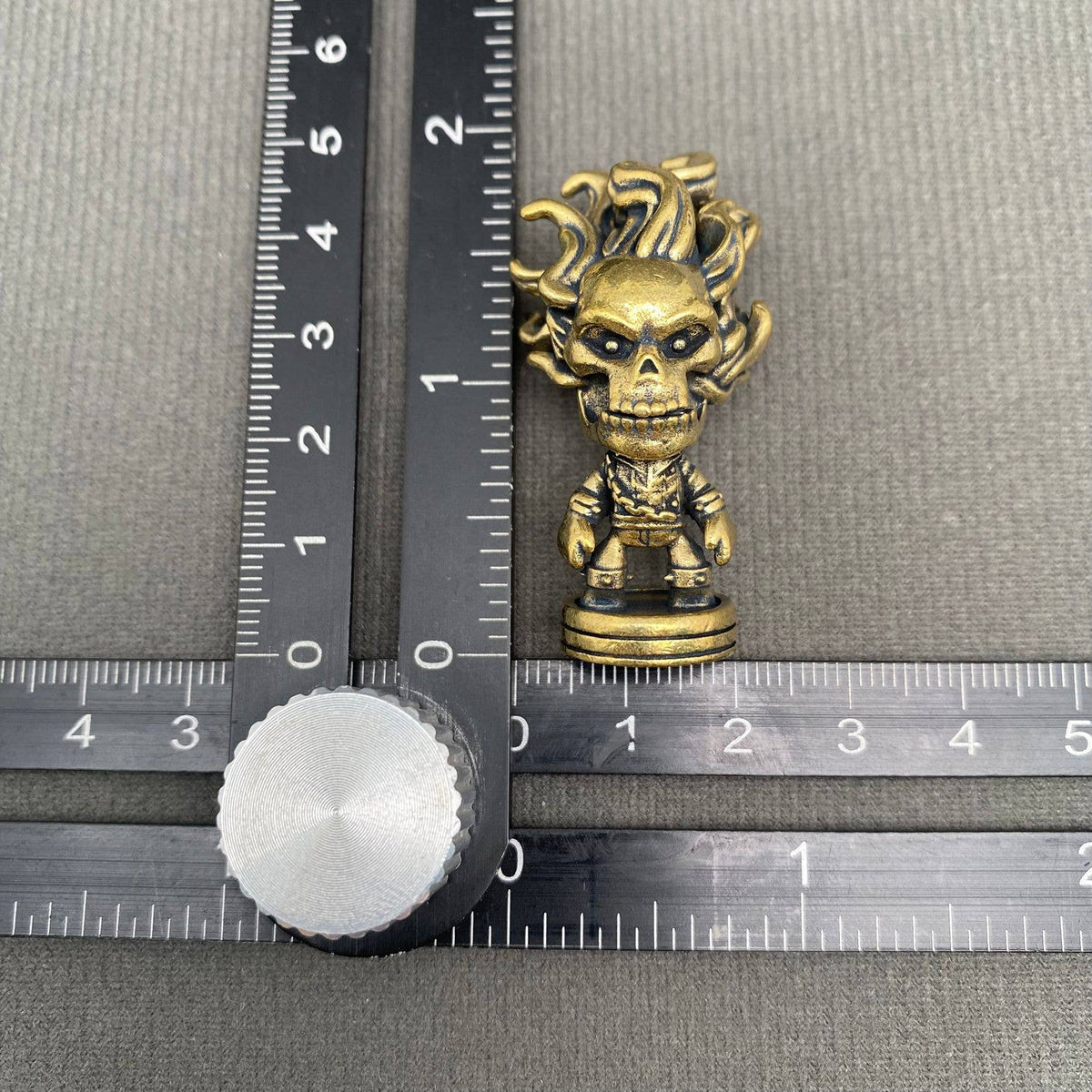 Skull Rider Brass Crafts Decoration Desktop Ornaments