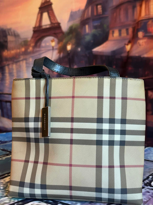 Burberry Classic Check Mini Tote Bag
